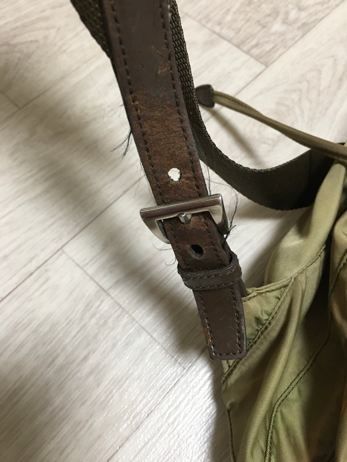 프라다 빈티지 삼각로고 백팩 상품이미지8