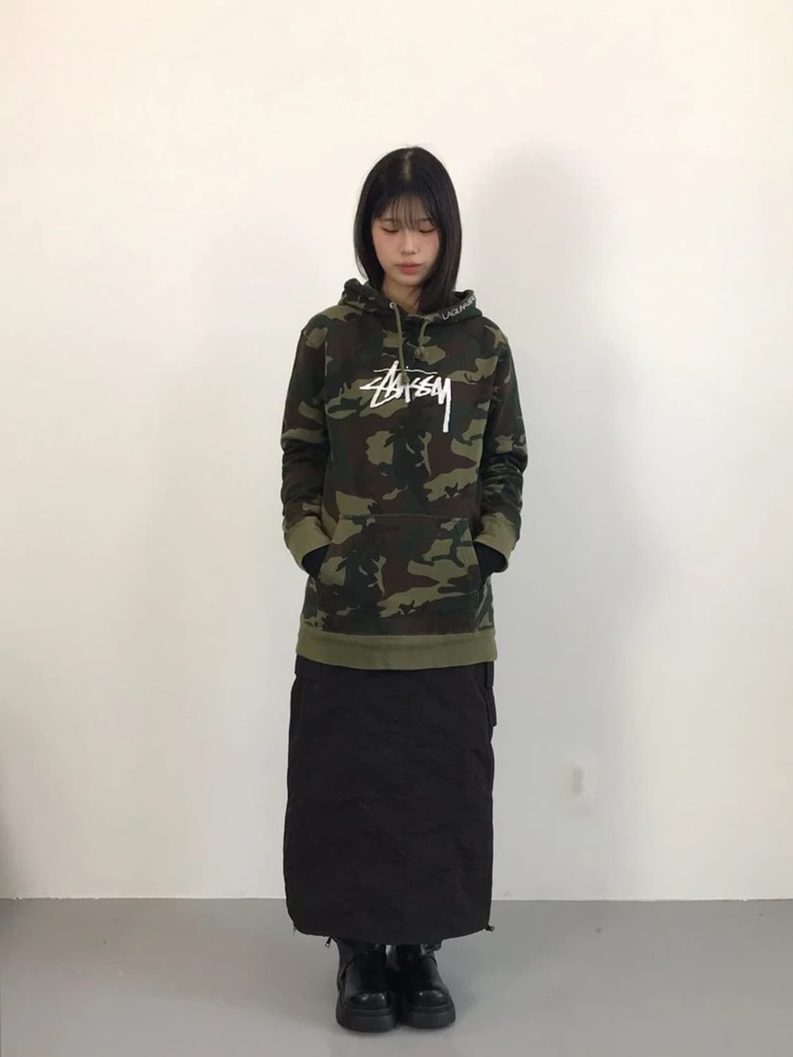 Stussy Laguna Beach Camo Hoodie 상품이미지2