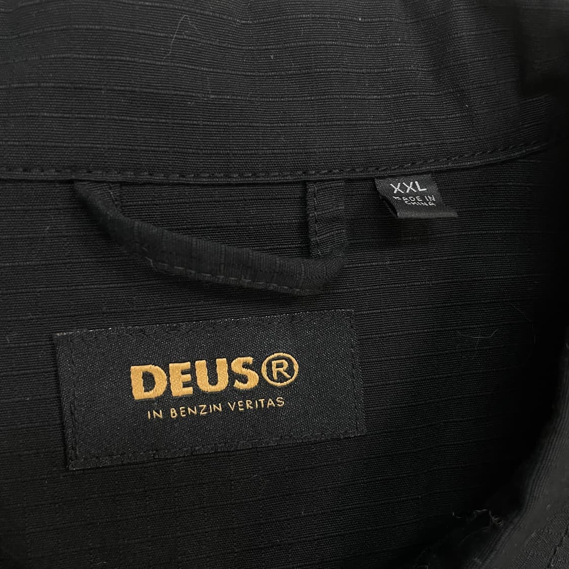 데우스엑스마키나 래리 정글 셔츠 자켓 블랙 상품이미지4