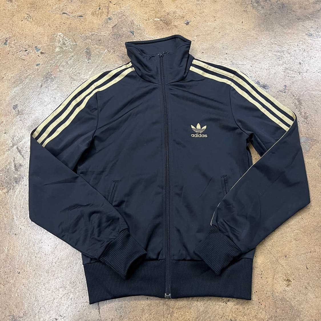 [정품/90] 아디다스 블랙 골드 삼선 트랙탑 검골 져지 b10 상품이미지2