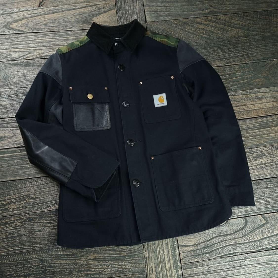 [준야 와타나베 X 칼하트] 멀티 패치 워크 초어 자켓 P01405 상품이미지1