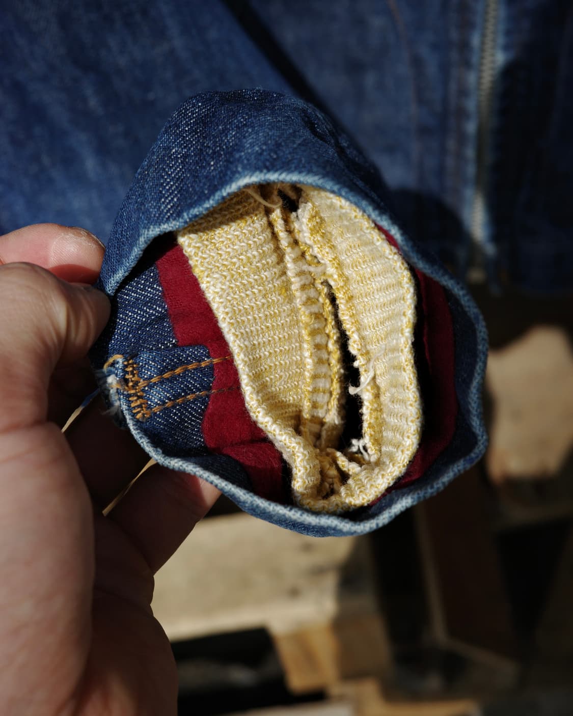 60s Key Imperial 웨스턴 요크 데님 워크 자켓 상품이미지5