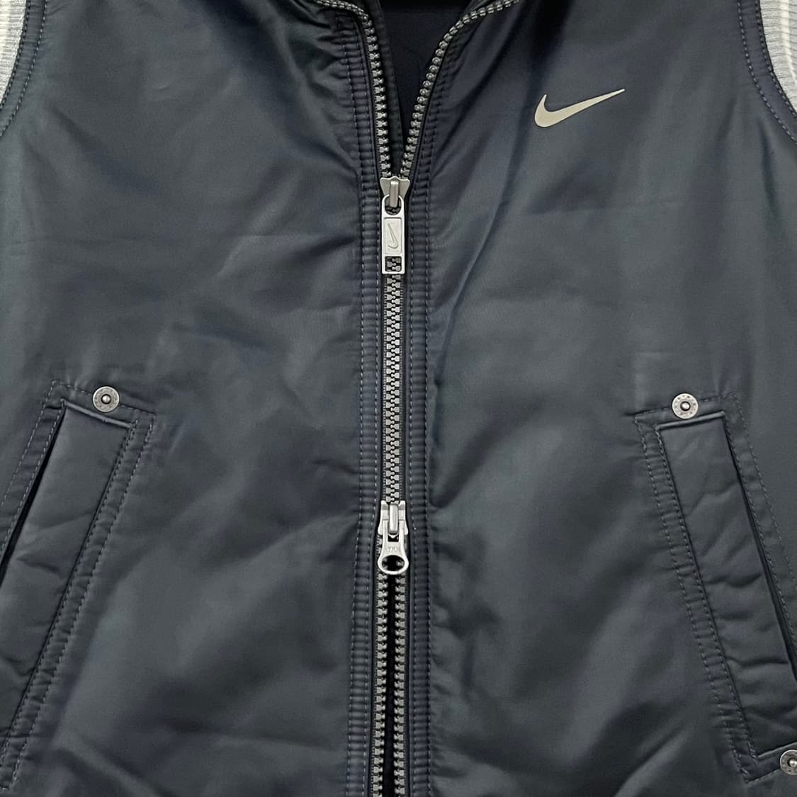 나이키 자수로고 투웨이 크롭 바시티 자켓 상품이미지7