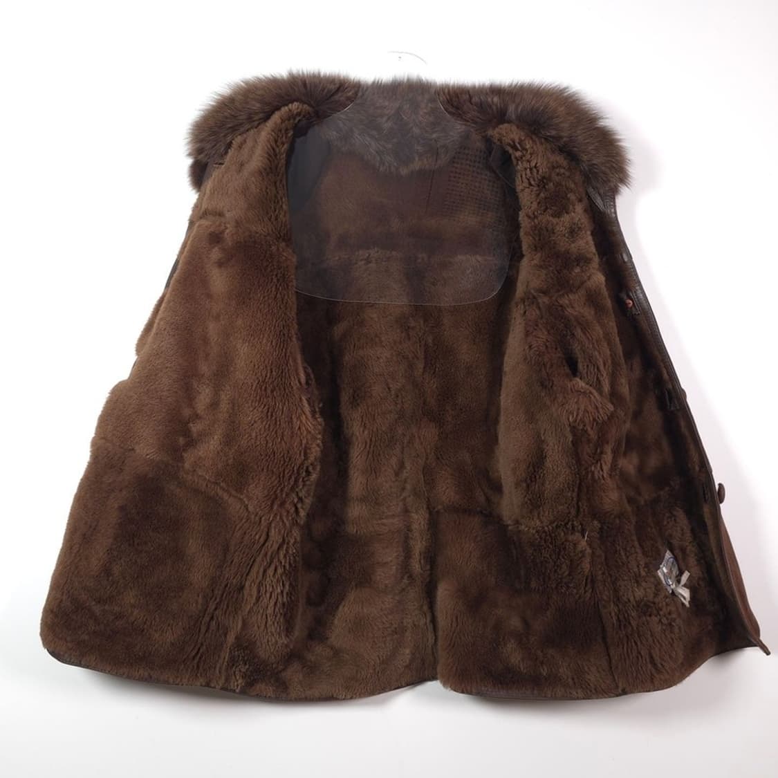 casey park 리얼 폭스 퍼 양가죽 무스탕 상품이미지5