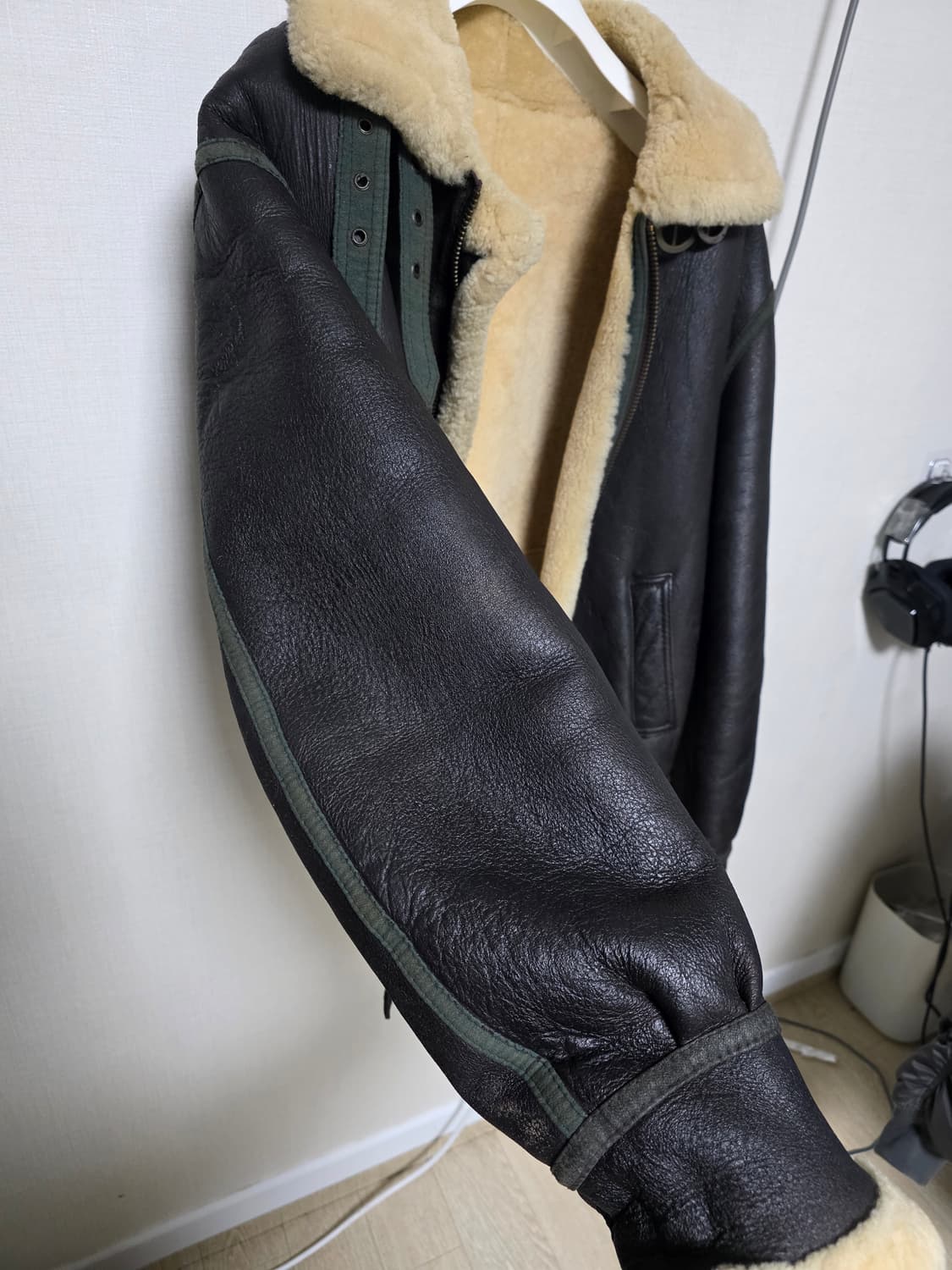 램스킨 양털 B-3 무스탕 상품이미지3