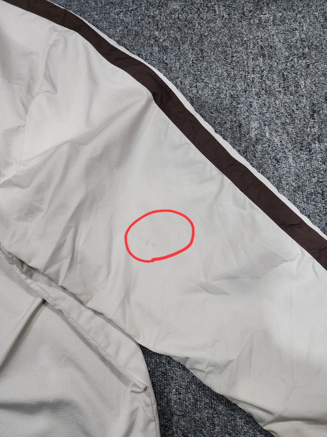 아디다스 빈티지 올드스쿨 코코아 윈드브레이커 바람막이 USA M 상품이미지7