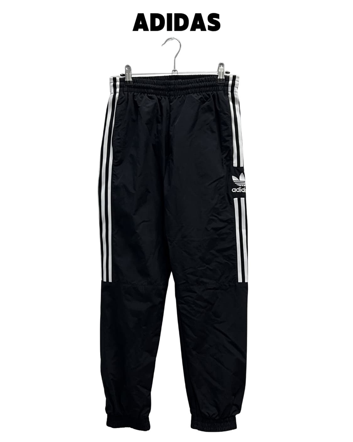 아디다스 삼선 우븐 조거 팬츠 블랙 상품이미지1