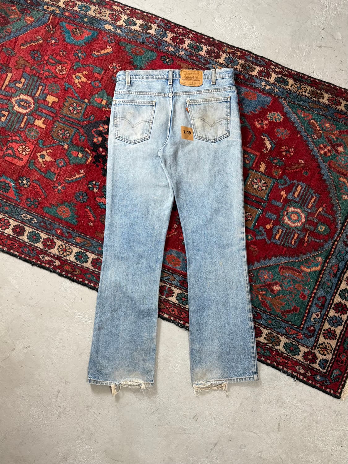 90’s USA 빈티지 리바이스 517 오렌지탭 부츠컷 리바이스 청바지 상품이미지4