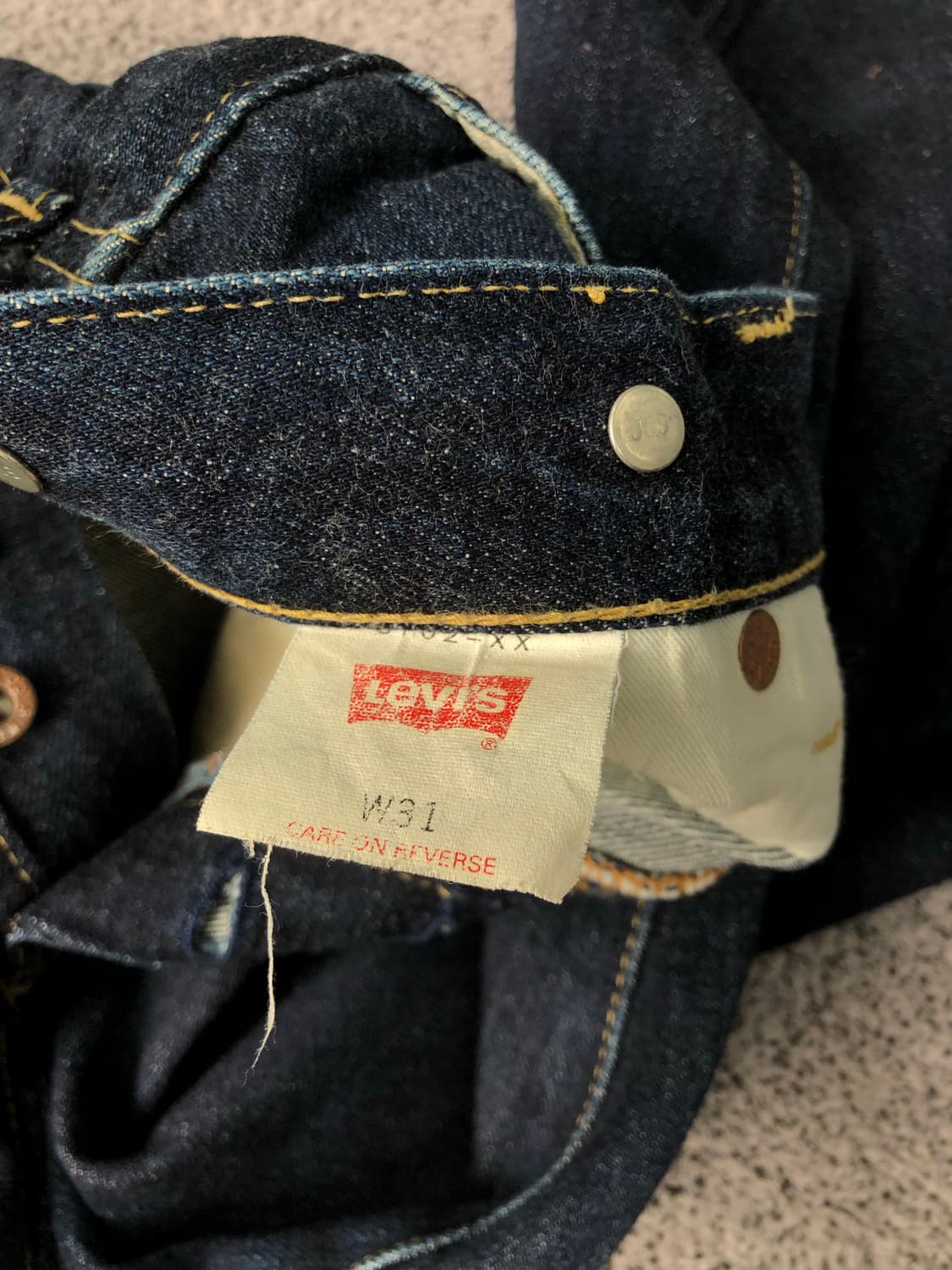 리바이스 LVC S702 서스펜더 버튼 데님 상품이미지9