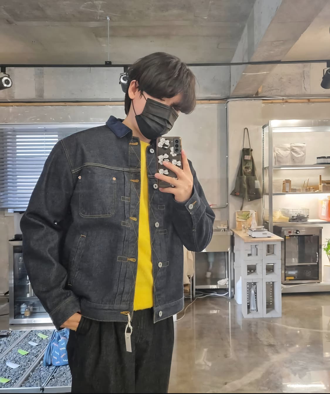 셉틱탱크 쿠로키 오가닉 코튼 트러커 L  상품이미지1