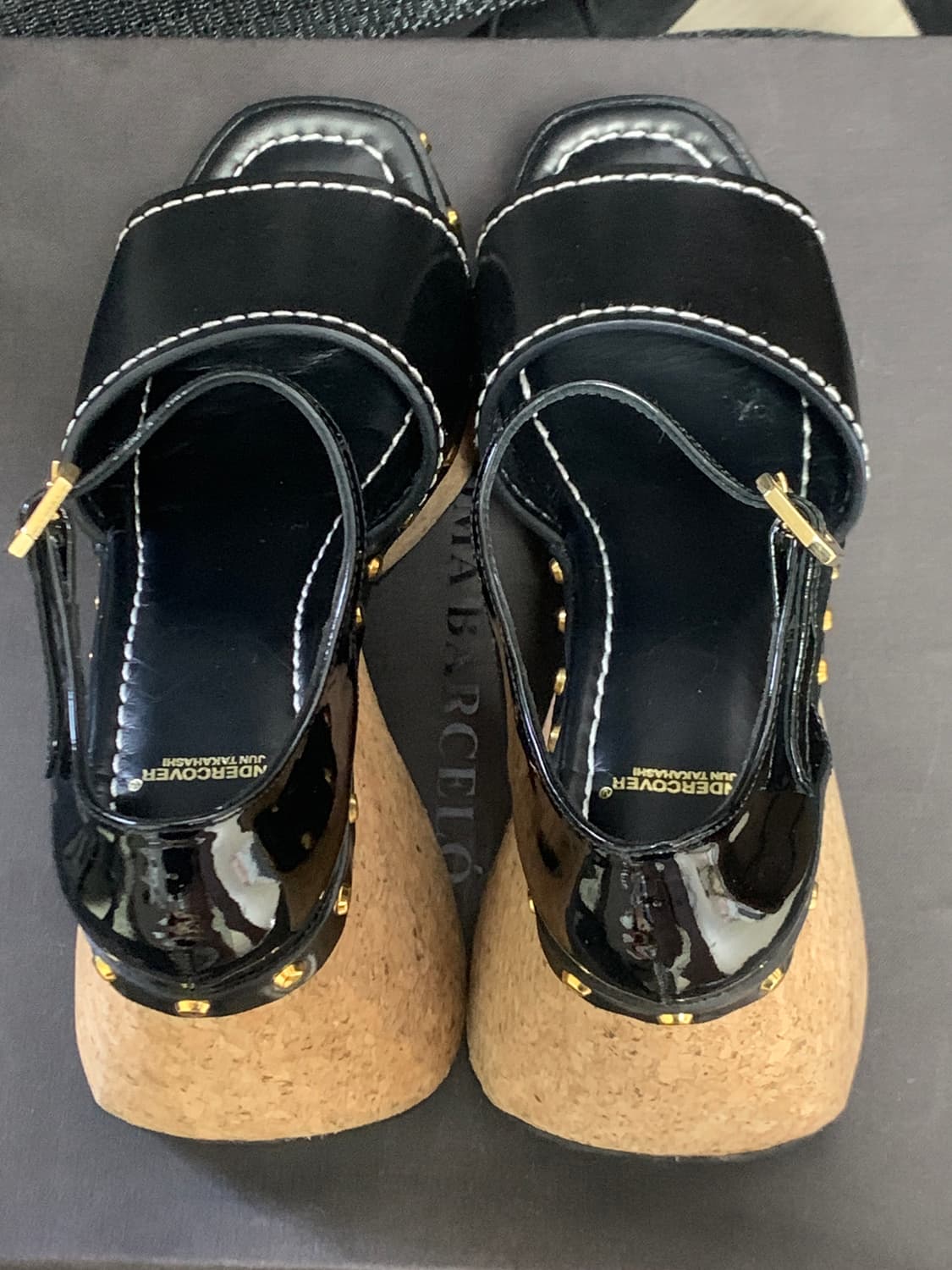 언더커버 21SS 코르크 웻지 샌달 Undercover 상품이미지5