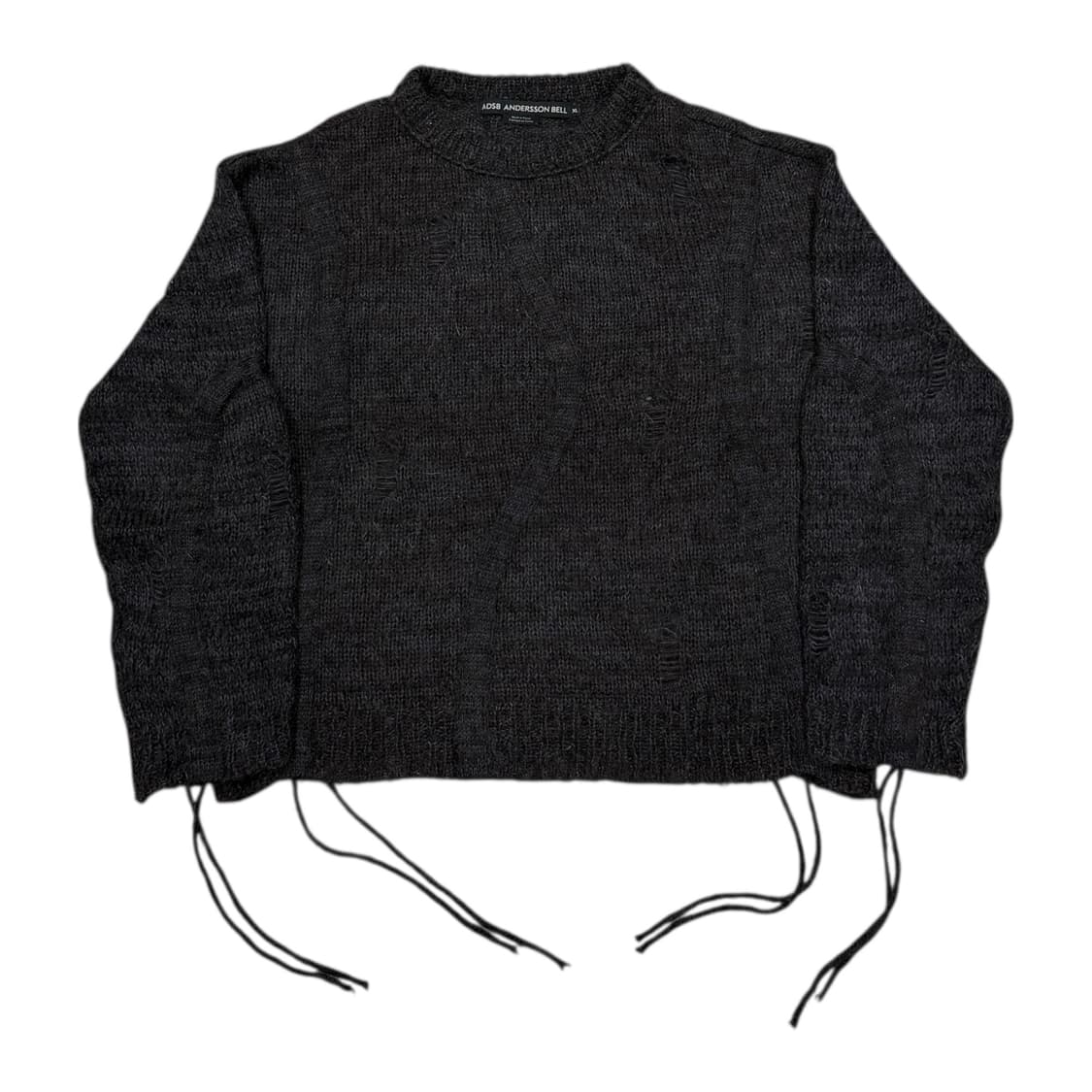 앤더슨벨 콜바인 크루넥 스웨터 니트 차콜 XL 상품이미지2