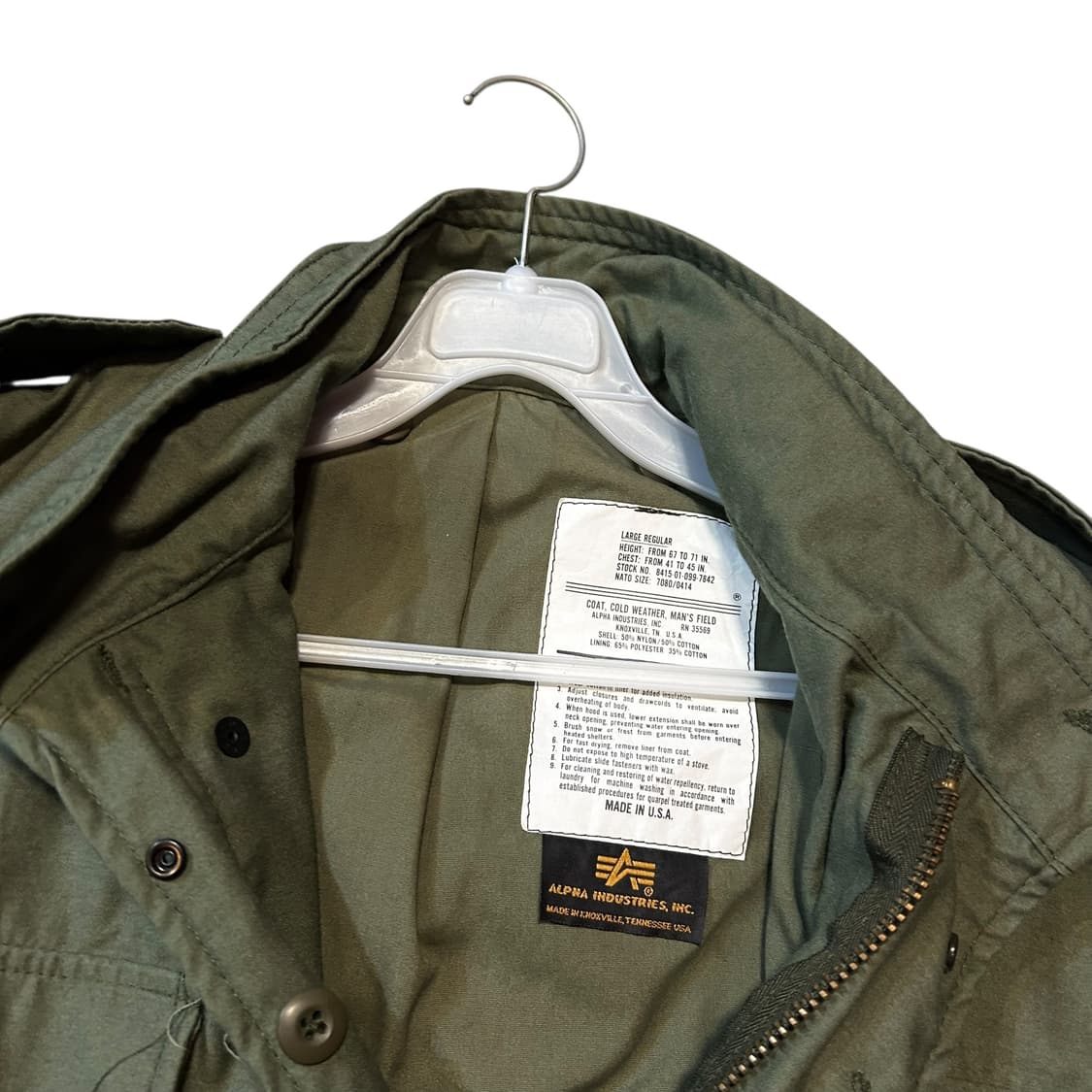 알파인더스트리 m65 필드자켓 상품이미지3