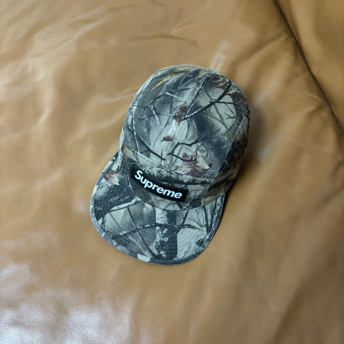 슈프림 캠프캡 모자 박스로고 리얼트리 카모 상품이미지5
