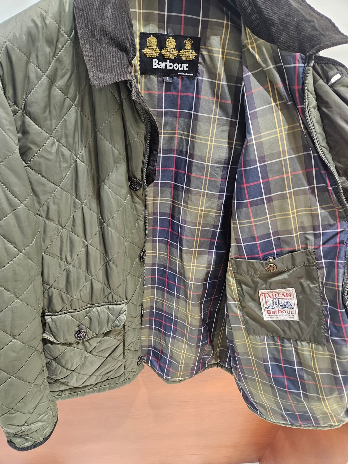 바버 리버스데일 퀼팅자켓 L사이즈 상품이미지2