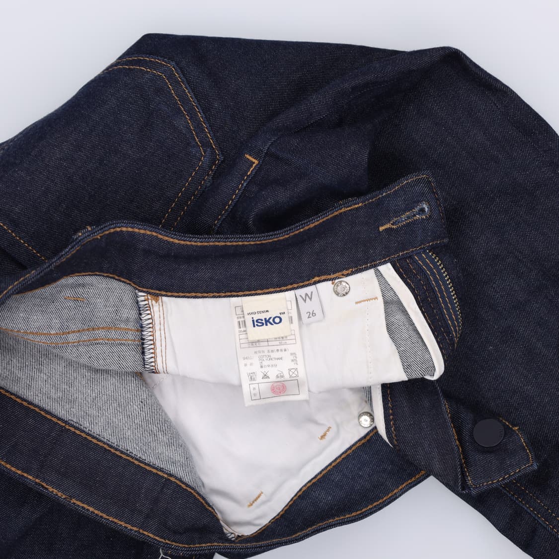 [26] 플랙 데님 진 청바지 팬츠 1222J 상품이미지4