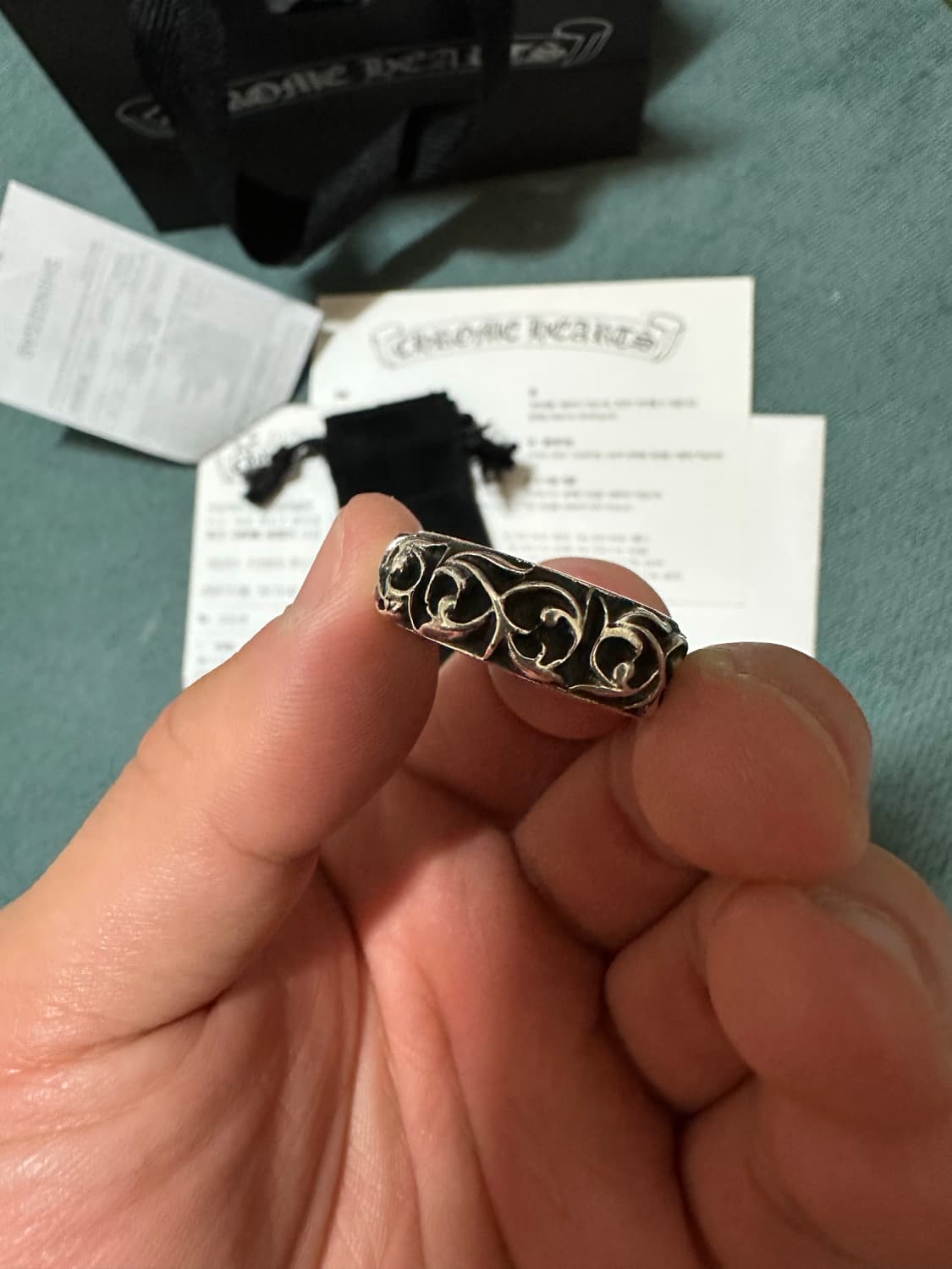 크롬하츠 이터니티바인밴드링 US7.5 상품이미지2