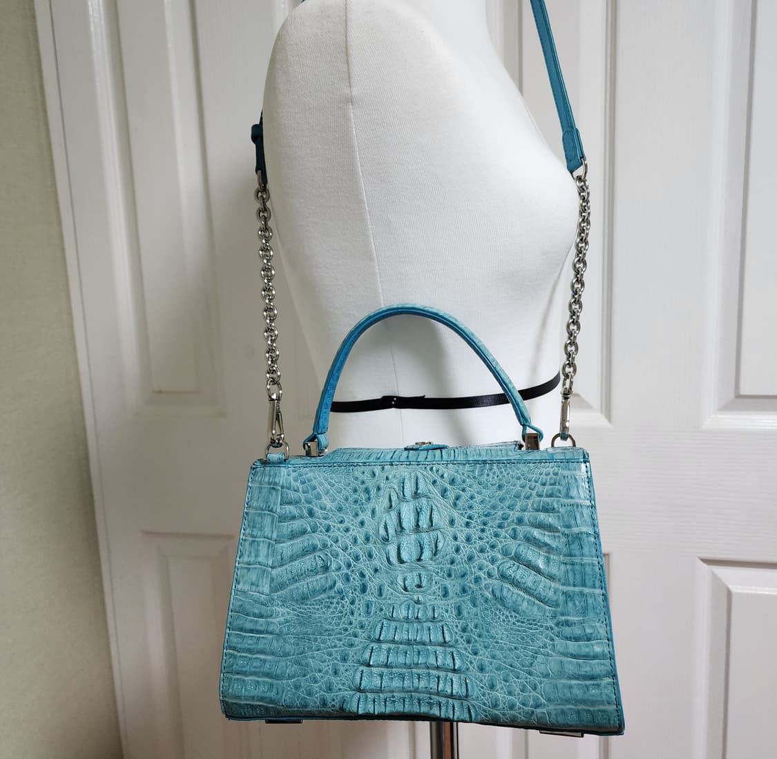 상태굿) 잘모이 악어 토트, 크로스백 상품이미지3