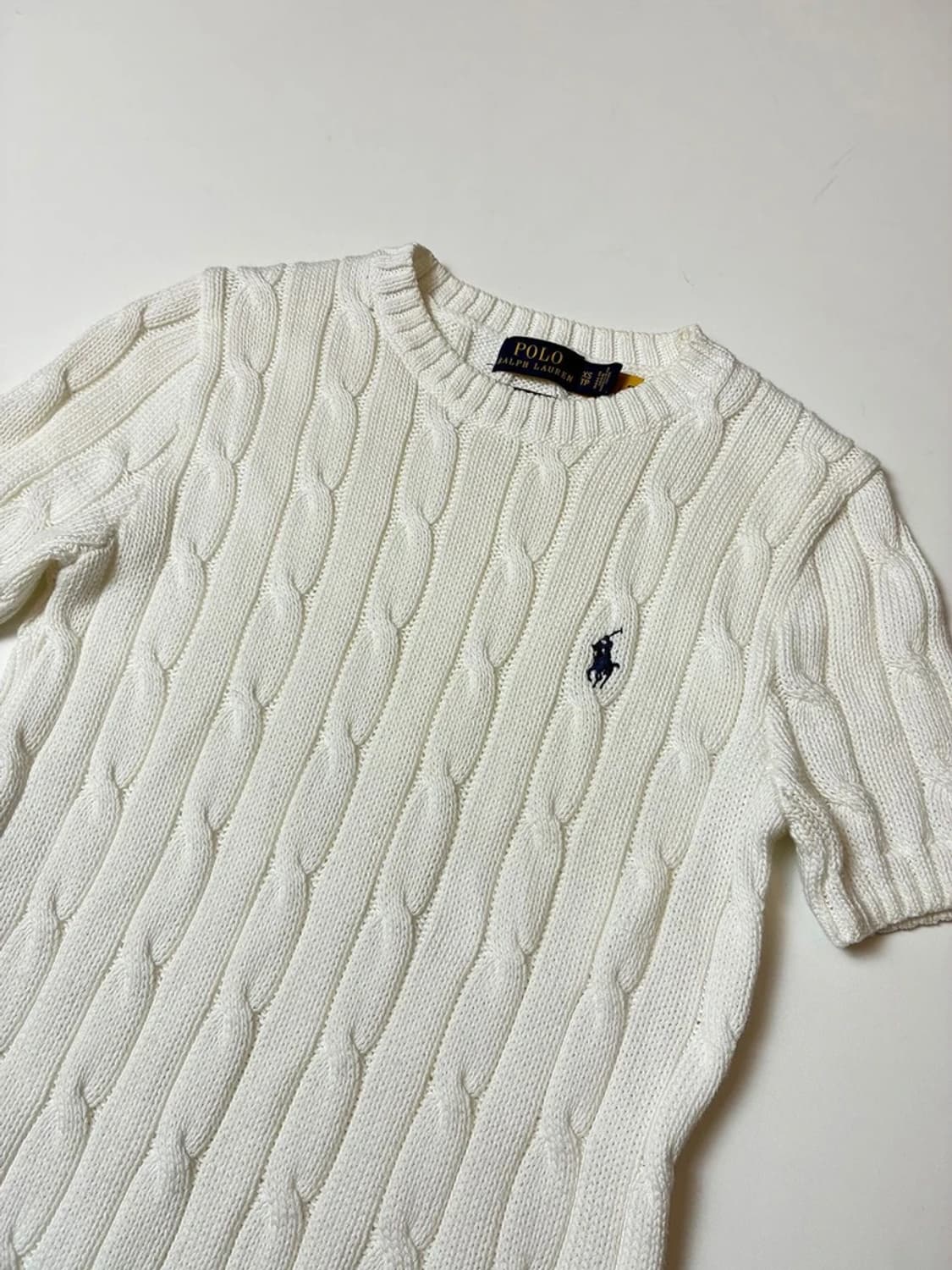 폴로 랄프로렌 큐알 신형 우먼스 반팔 니트 PN8624 상품이미지2