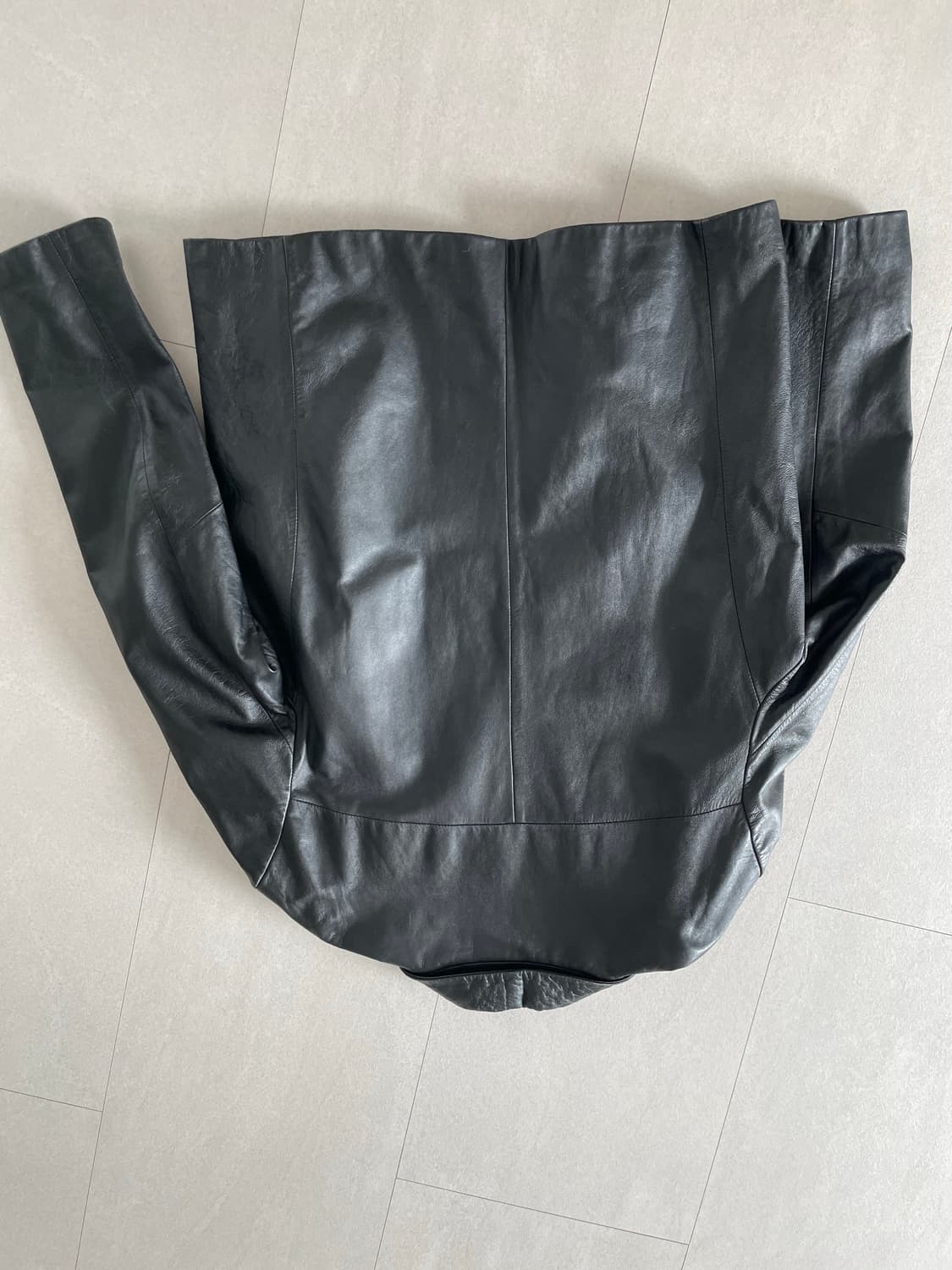 쁘레숑 빈티지 양가죽자켓  가죽자켓 상품이미지2