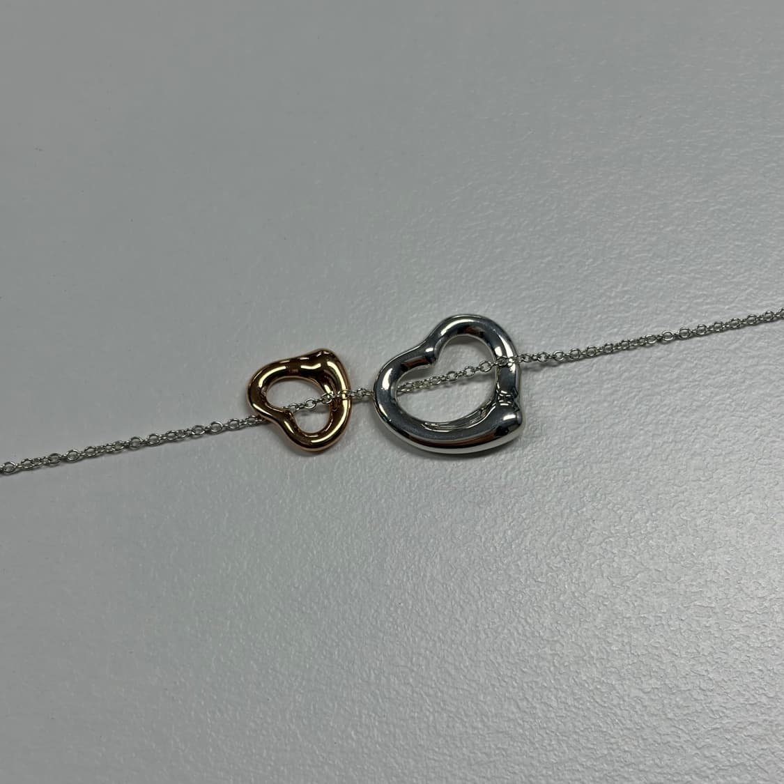 티파니앤코 더블 콤비 오픈하트 목걸이 상품이미지4