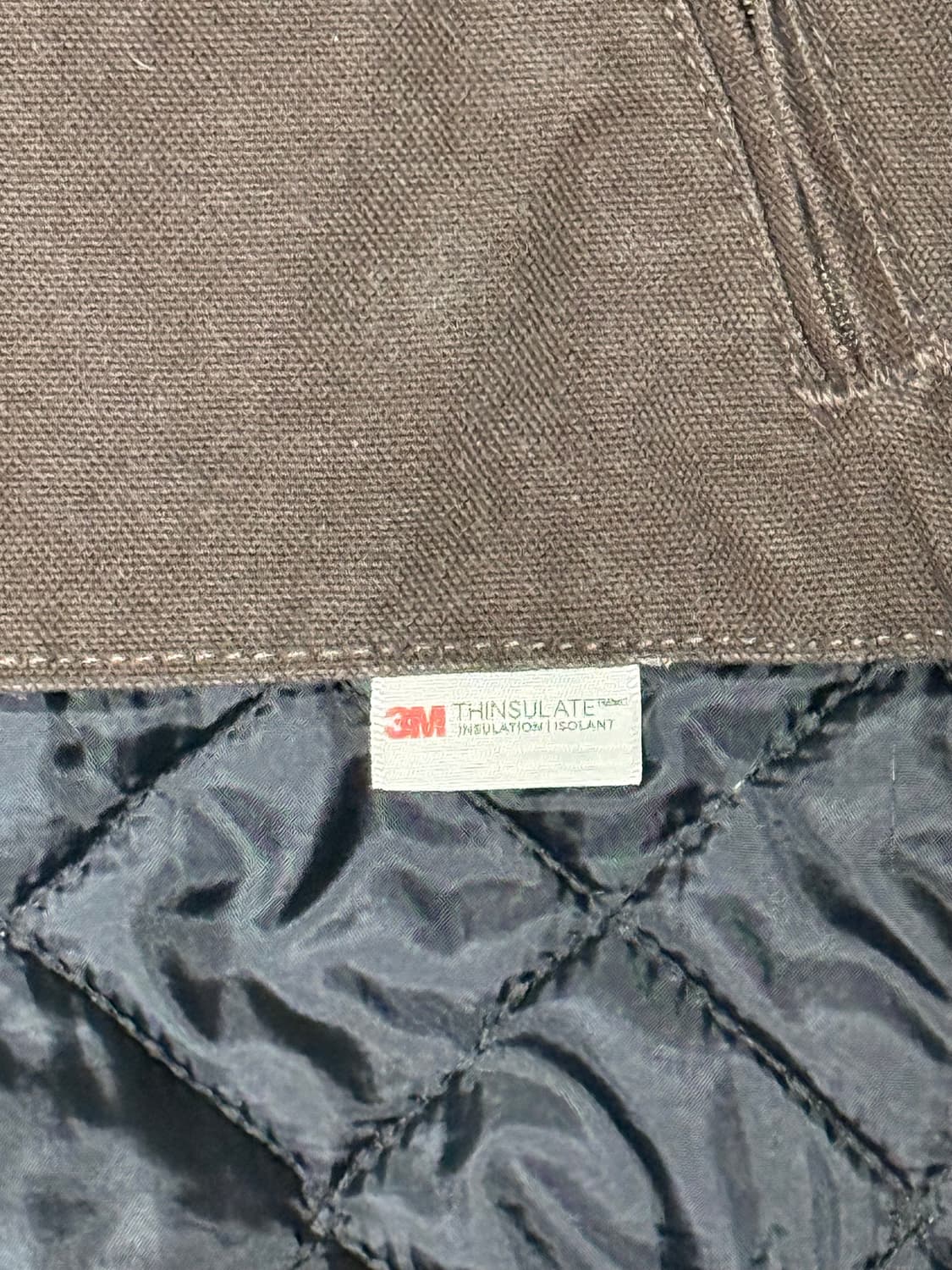 칼하트 액티브자켓 샌드스톤 XL 다크브라운 상품이미지5