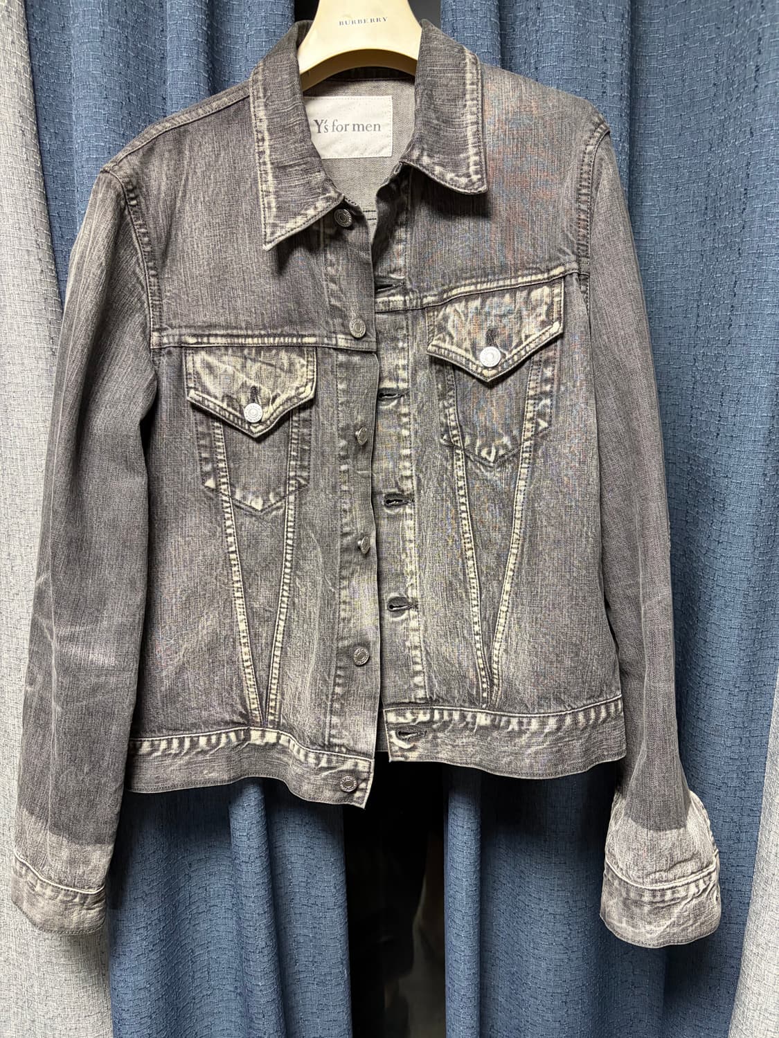 04ss 요지 야마모토 흑청데님자켓 상품이미지2