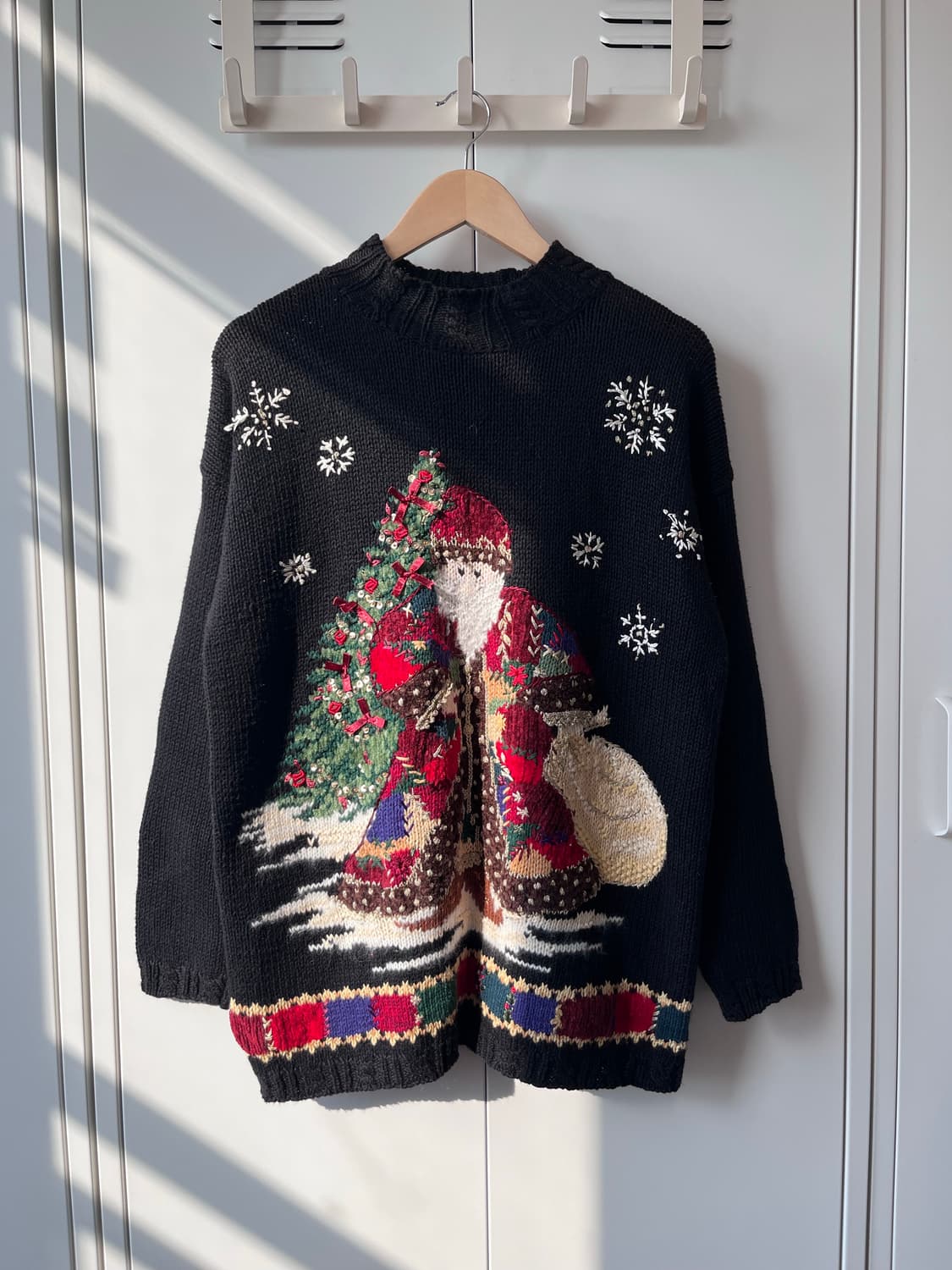 티아라 크리스마스 핸드메이드 산타 니트 상품이미지2