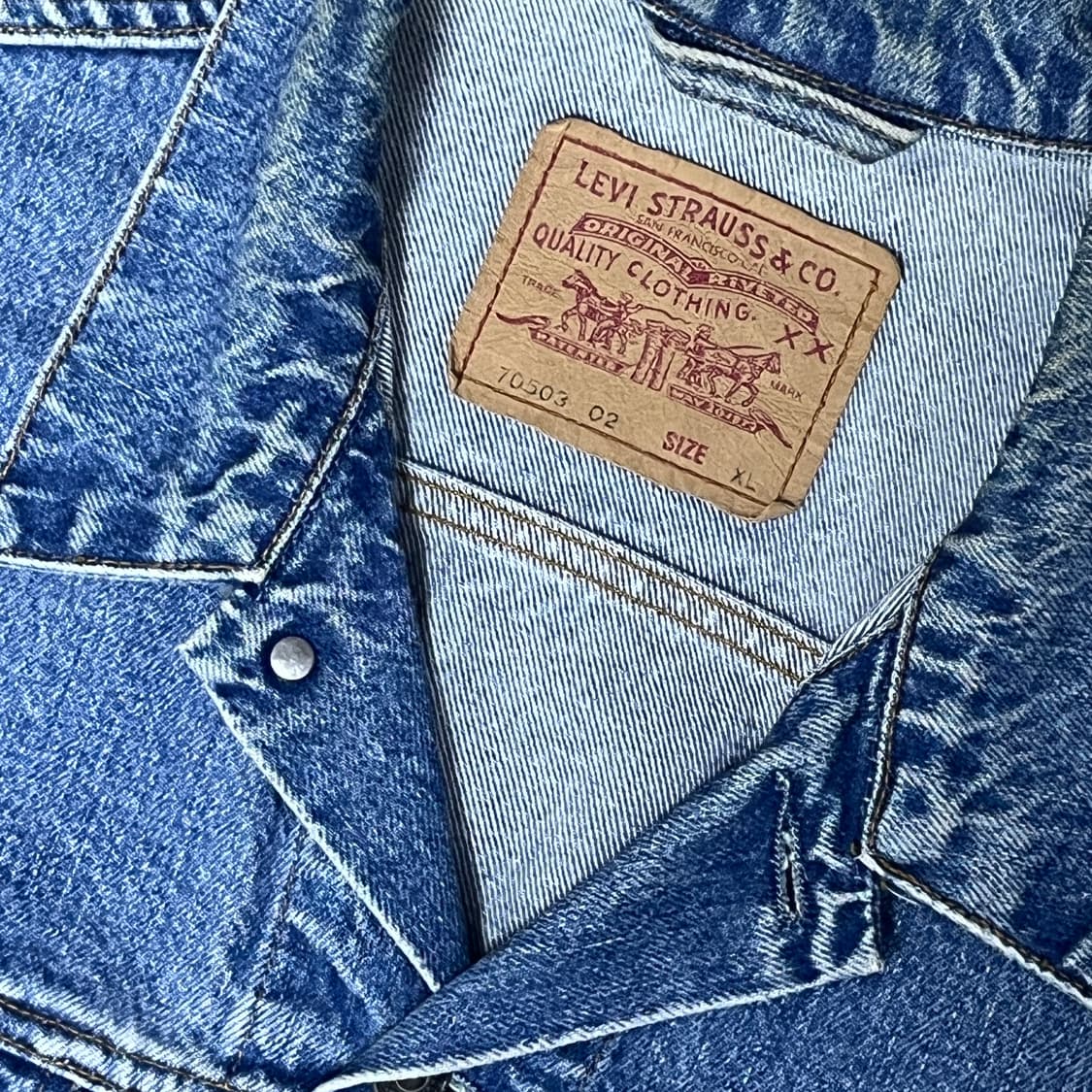 90s 리바이스 4세대 트러커 [105~110] 상품이미지4