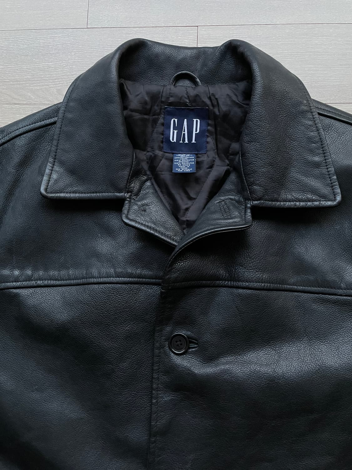 90s 올드갭 레더 카코트 gap carcoat 상품이미지5