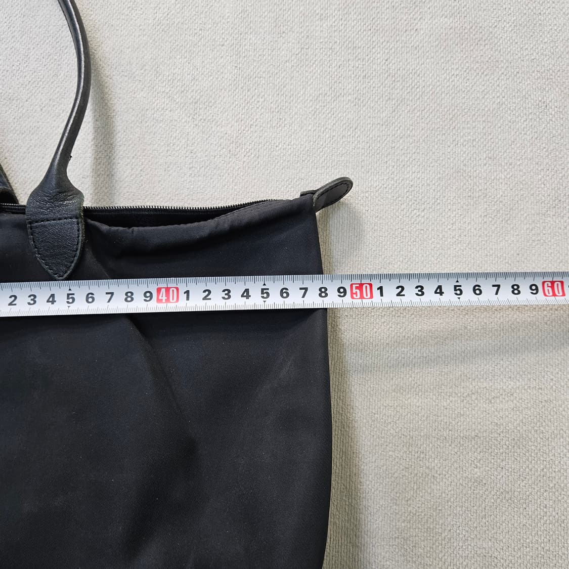 F 롱샴 플라이쥬 에너지 토트백(얼룩) 0409Y 상품이미지5