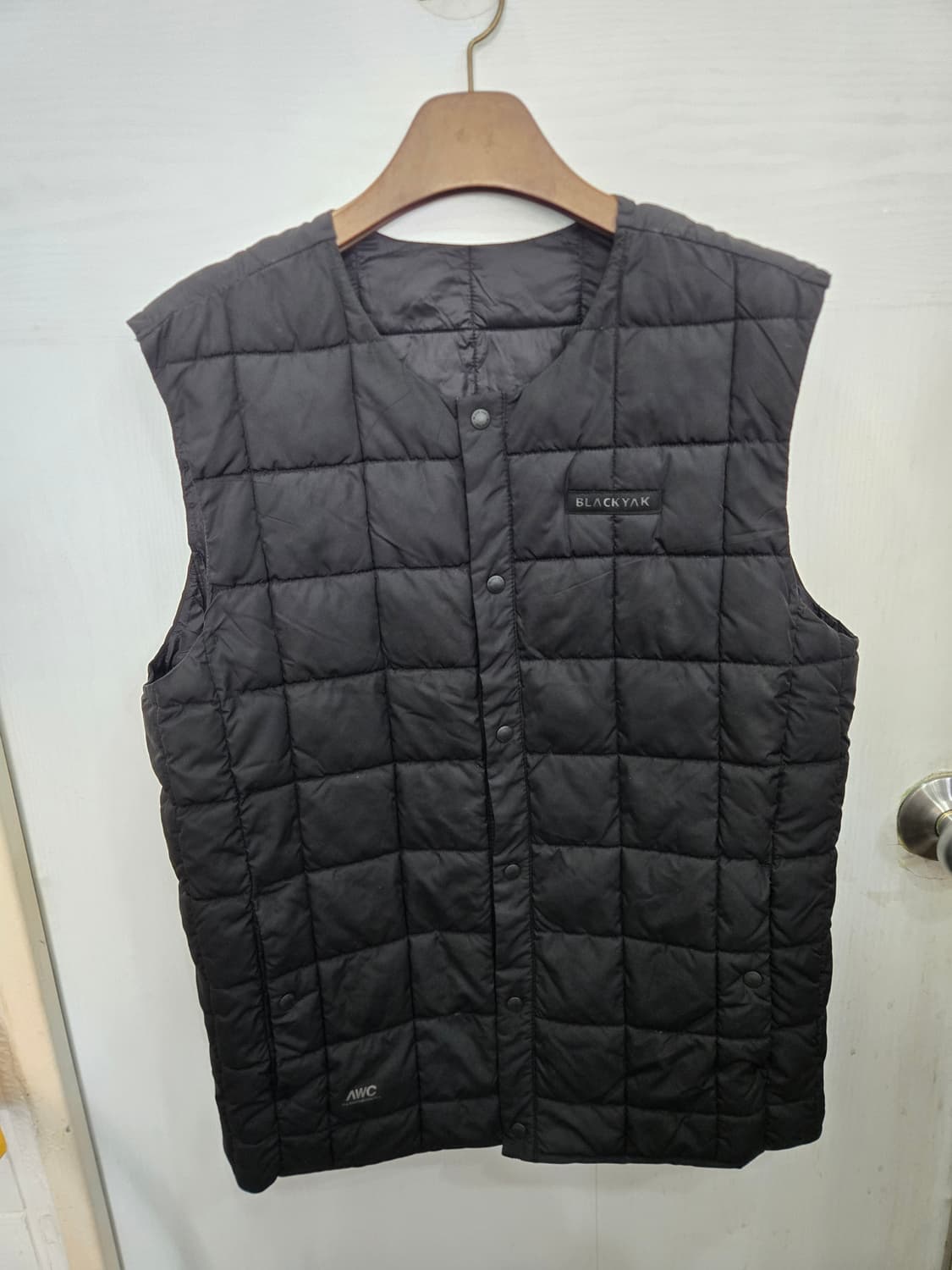 105,XL )) BLACK YAK 블랙야크 올블랙 경량 조끼! 상품이미지1