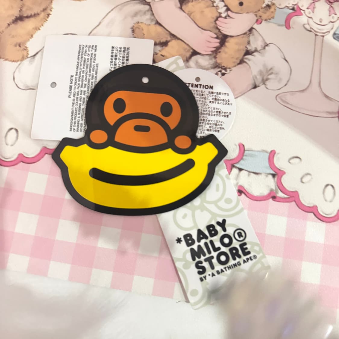 베이프 데님 키링 라이트 인디고 상품이미지2