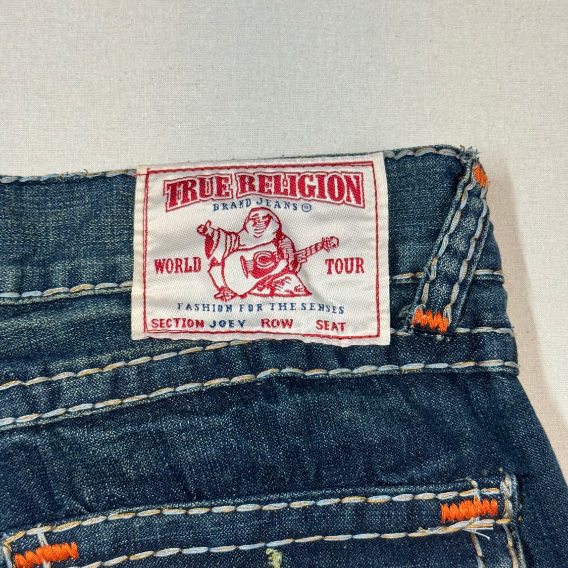 34inch) 트루릴리전 USA 조이 부츠컷 데님 청바지 상품이미지3