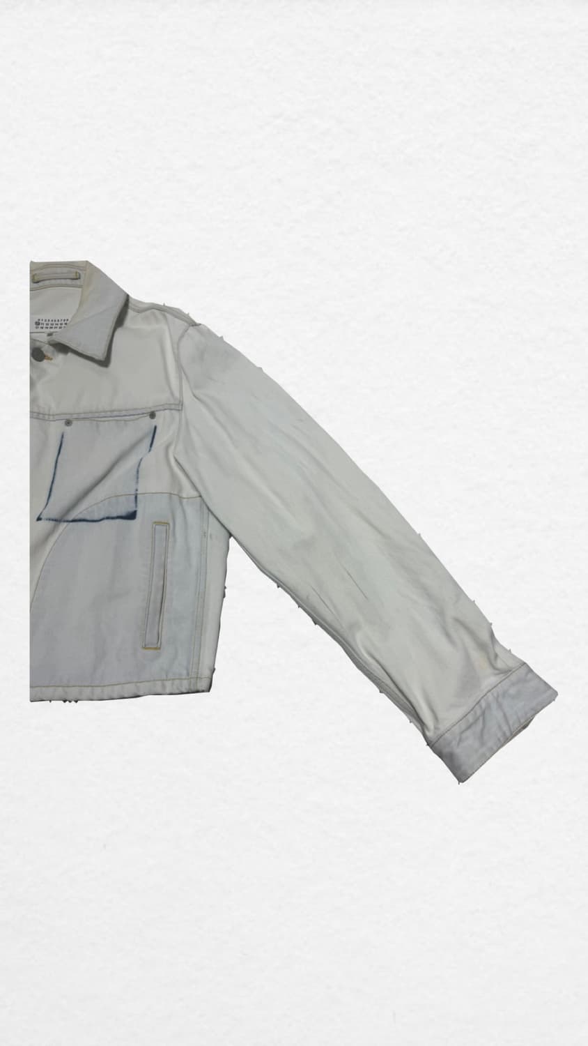 [50] Maison Margiela 마르지엘라 블리치 데님 자켓 상품이미지4