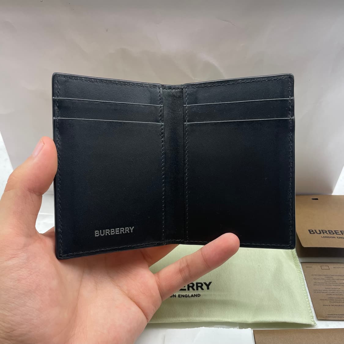 [정품] 버버리 체크 플랩 지갑 상품이미지7