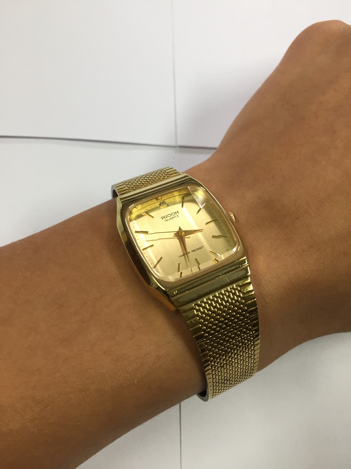 80s ricoh faceted quartz gold 상품이미지6