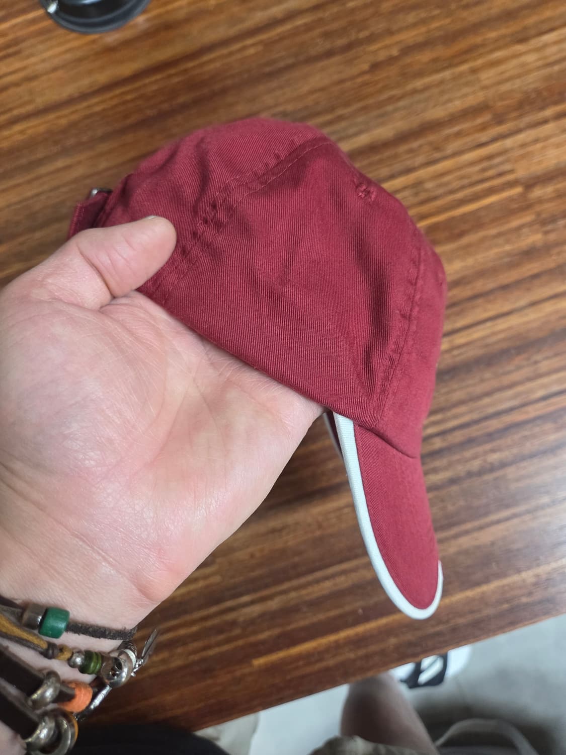 나이키 빈티지 올드스쿨 타이거우즈 모자 프리 버건디 상품이미지2