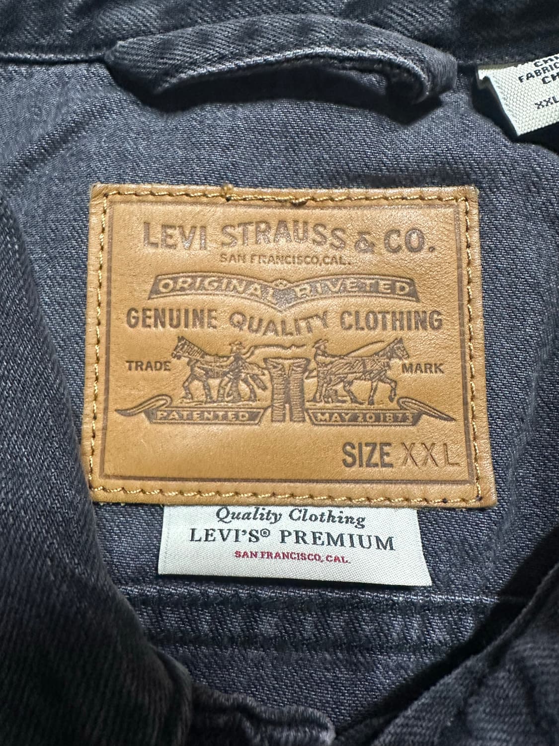 리바이스 프리미엄 데님 트러커 자켓XXL 상품이미지3