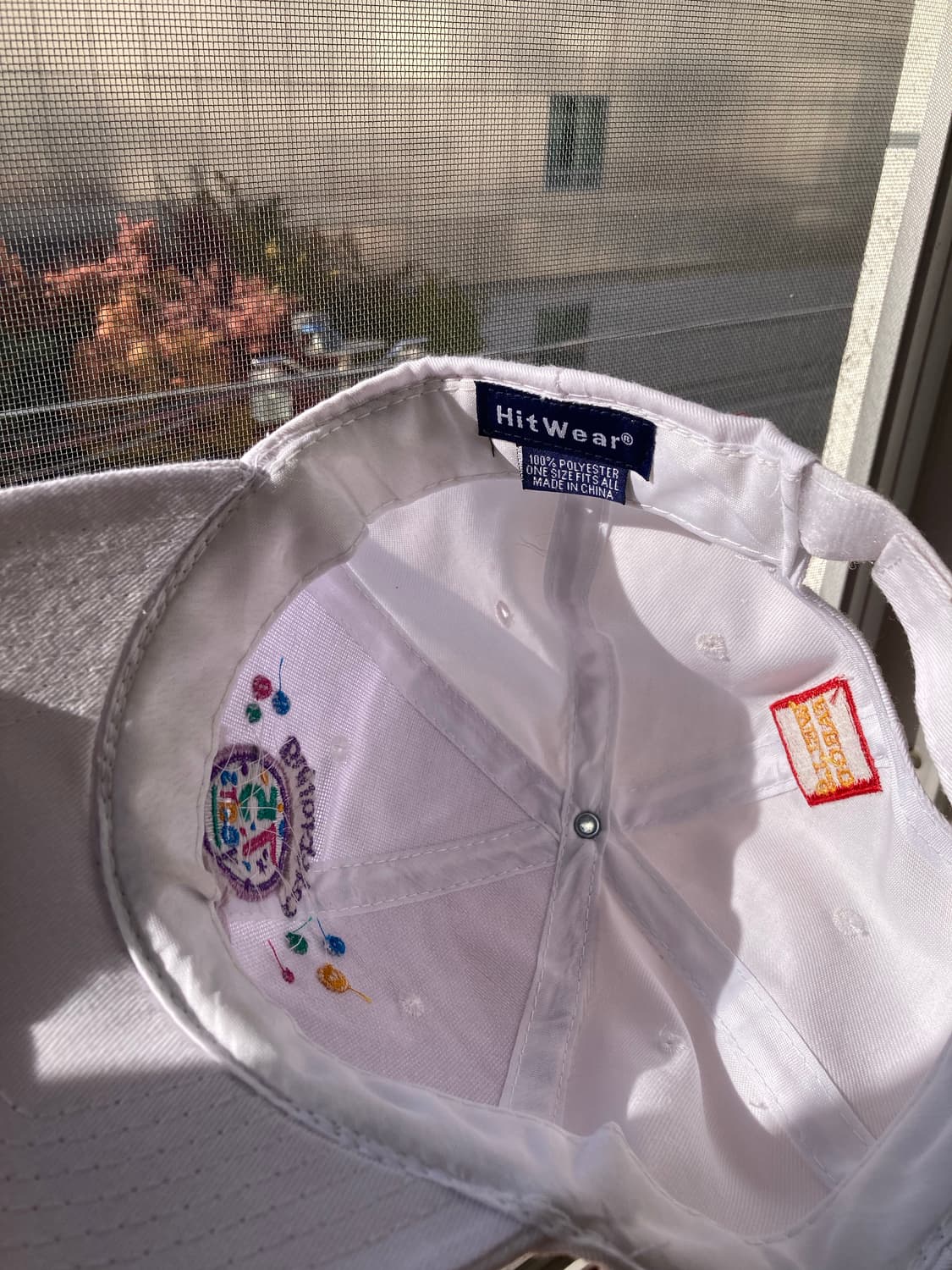 화이트 자수 볼캡 상품이미지5