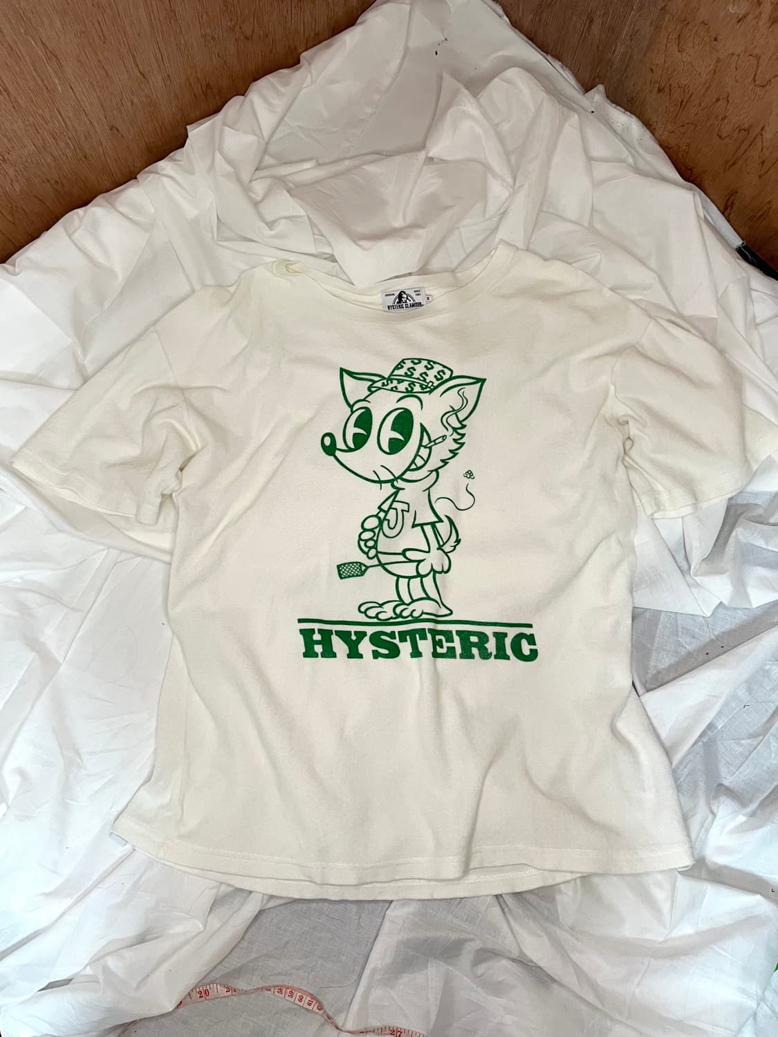 히스테릭 글래머 그린 캐릭터 그래픽 티셔츠 상품이미지1