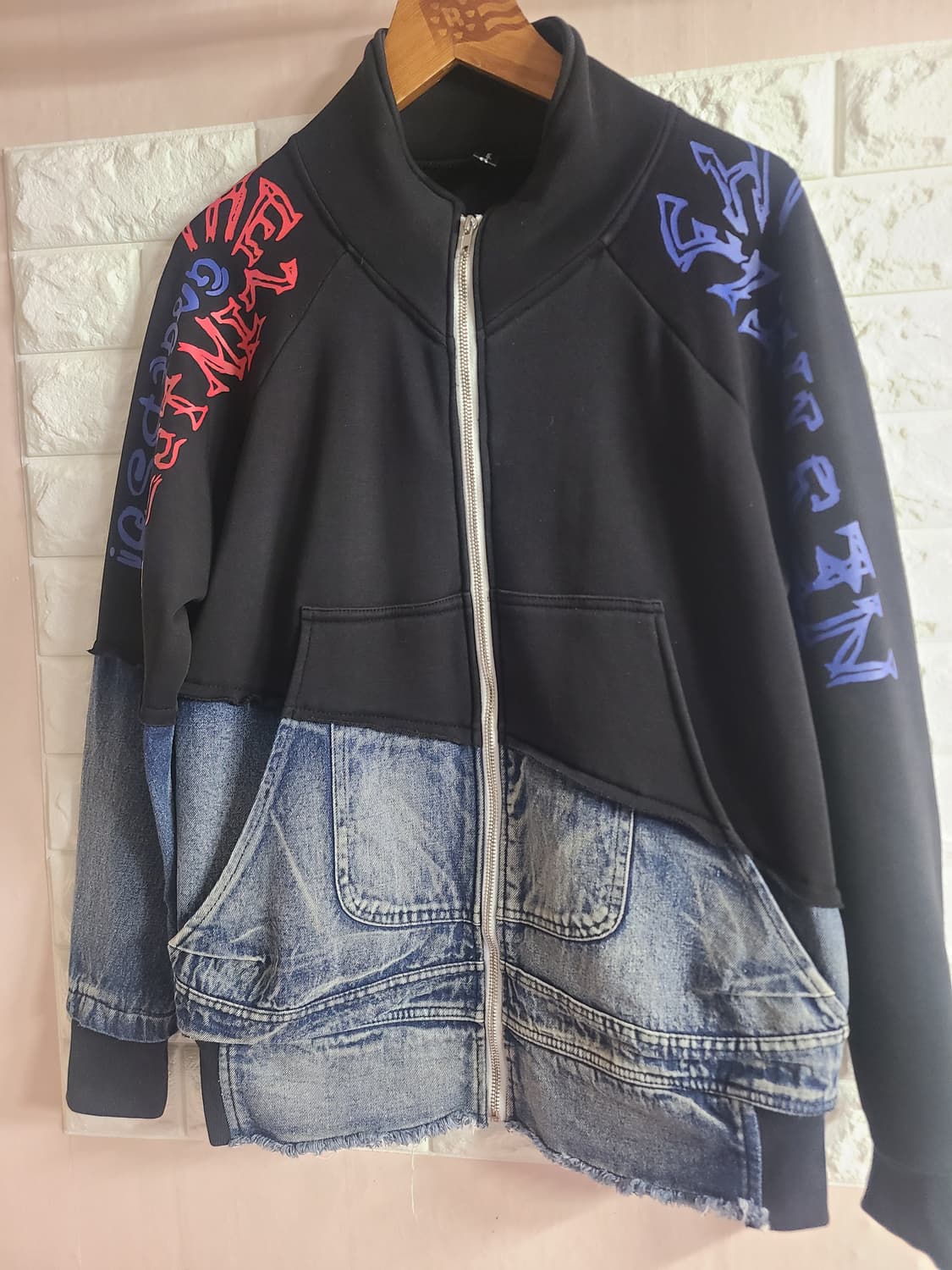 디 스트릿 데님 믹스 자켓 상품이미지1