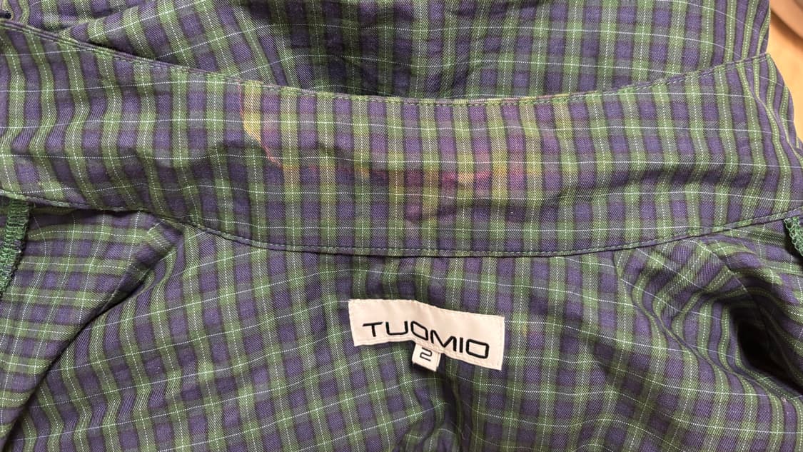 Tuomio CHECK PUFFED ZIP-UP GREEN 상품이미지5