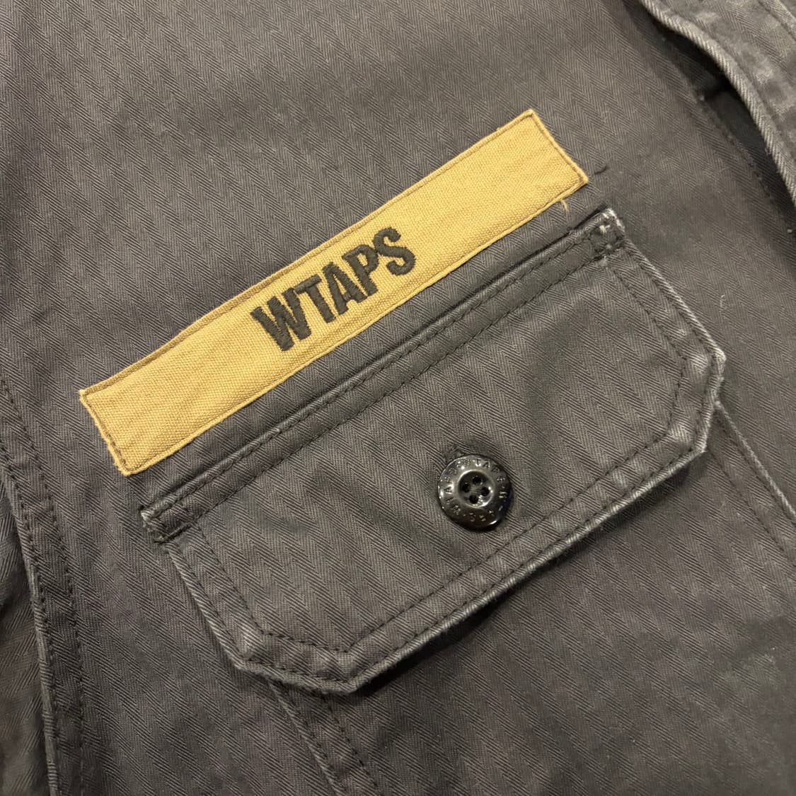 [2] 더블텝스 WTAPS 블랙 워크 셔츠 긴팔 남방 D522 상품이미지6