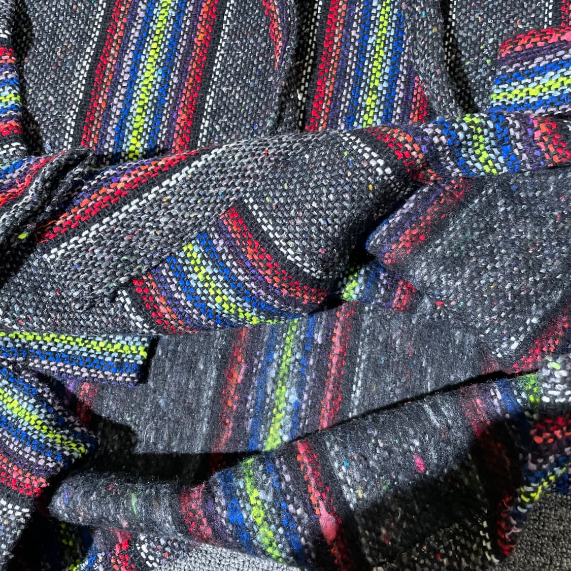 Made in Mexico 케이블 패턴 니트 후드티 M 상품이미지5