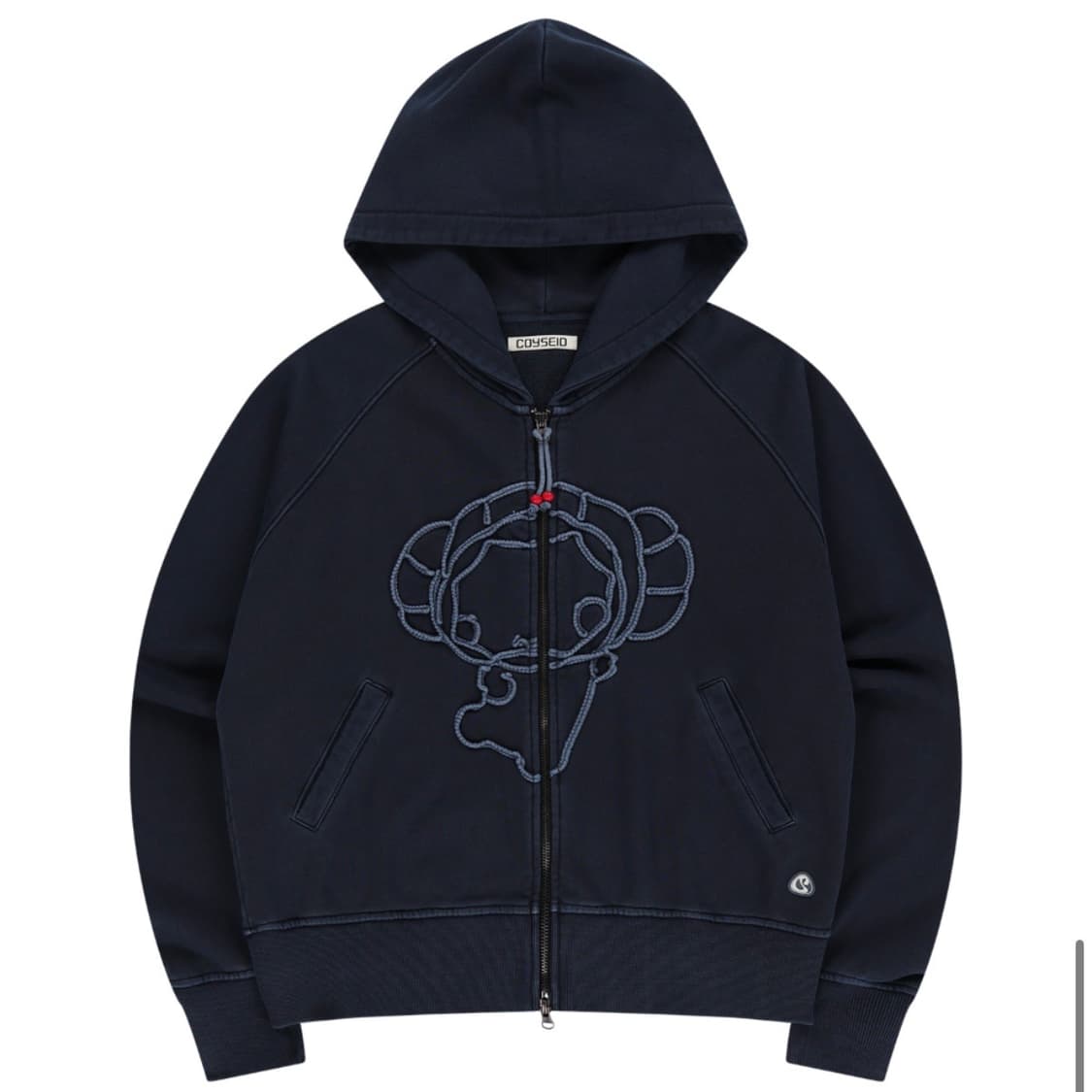 코이세이오 빈티지 테이프 후드집업 상품이미지1