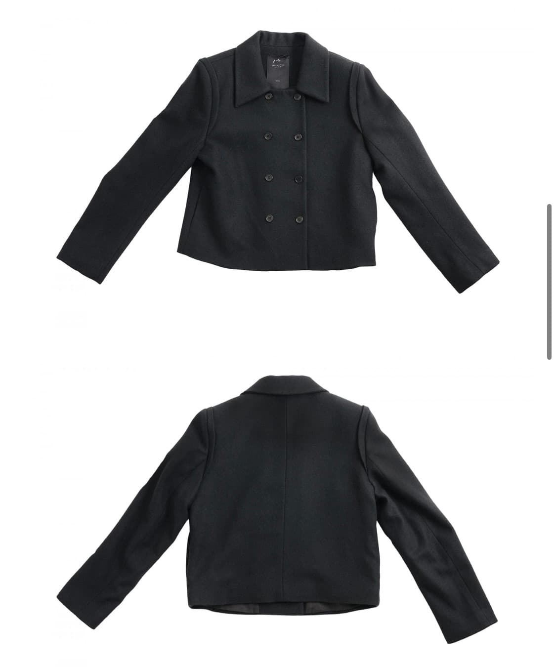 Pula 뿔라 더블 자켓 블랙 상품이미지6