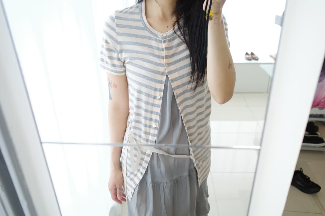 2012ss Cadigan docking dress   상품이미지4