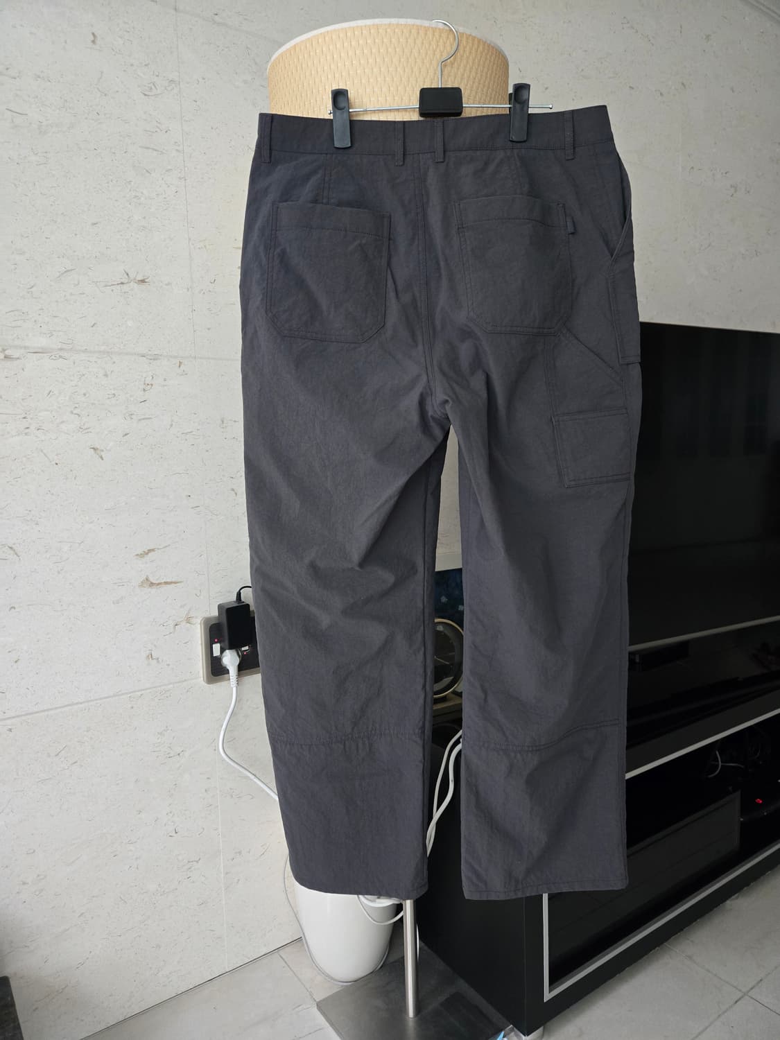 준지 나일론 페인터 차콜 카고바지  50사이즈 상품이미지2