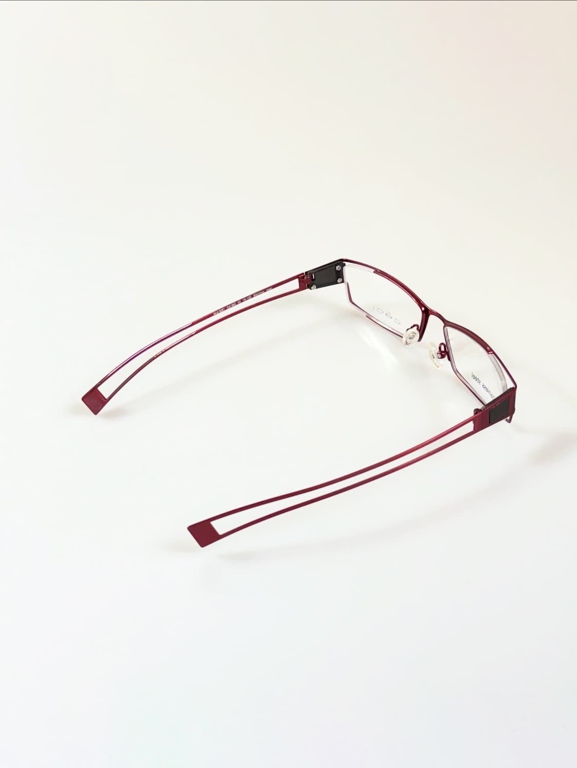 90s 독일제 CECI 메탈 슬림 스퀘어 빈티지 안경 상품이미지5